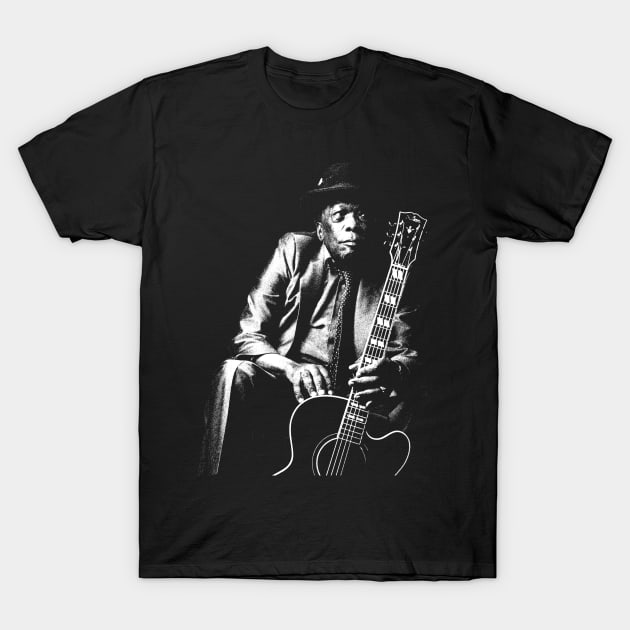 Retro John Lee Hooker T-Shirt by TuoTuo.id